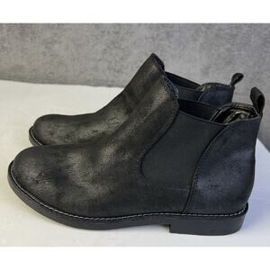 Seven Dials Women's Size 6 M Black Flat Heel Pull Up Ankle Boot Booties
